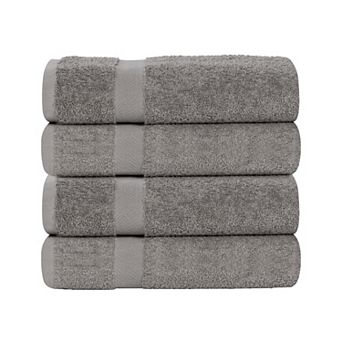 SUPERIOR Franklin Cotton Lightweight Quick-Drying 4 pc Bath Towel Set