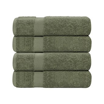 SUPERIOR Franklin Cotton Lightweight Quick-Drying 4 pc Bath Towel Set