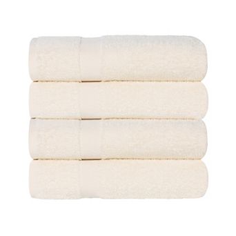 SUPERIOR Franklin Cotton Lightweight Quick-Drying 4 pc Bath Towel Set