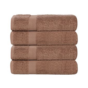 SUPERIOR Franklin Cotton Lightweight Quick-Drying 4 pc Bath Towel Set