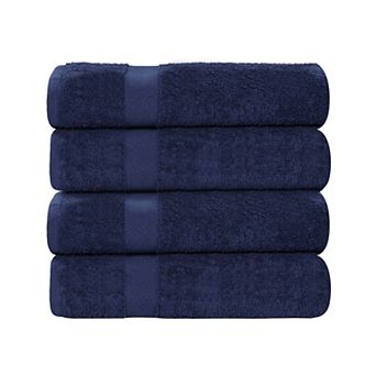 SUPERIOR Franklin Cotton Lightweight Quick-Drying 4 pc Bath Towel Set