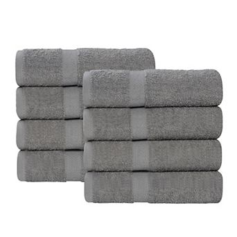 SUPERIOR 8 pc Eco-Friendly Solid Ultra Soft Towel Set