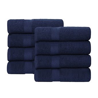 SUPERIOR 8 pc Eco-Friendly Solid Ultra Soft Towel Set