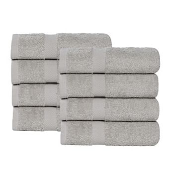 SUPERIOR 8 pc Eco-Friendly Solid Ultra Soft Towel Set