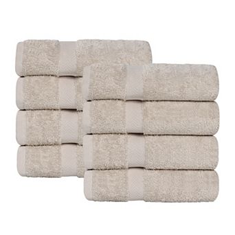 SUPERIOR 8 pc Eco-Friendly Solid Ultra Soft Towel Set
