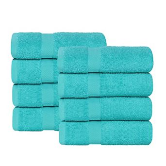SUPERIOR 8 pc Eco-Friendly Solid Ultra Soft Towel Set