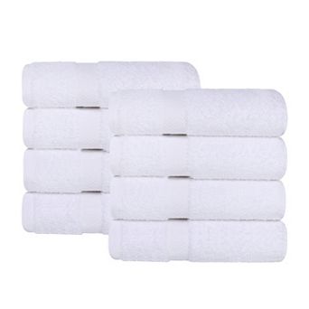 SUPERIOR 8 pc Eco-Friendly Solid Ultra Soft Towel Set
