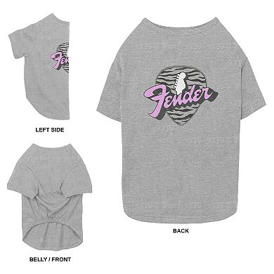 Fender Animal Print Guitar Pick Logo