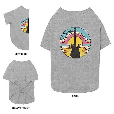 Fender Groovy Guitar Silhouette Pet Tee