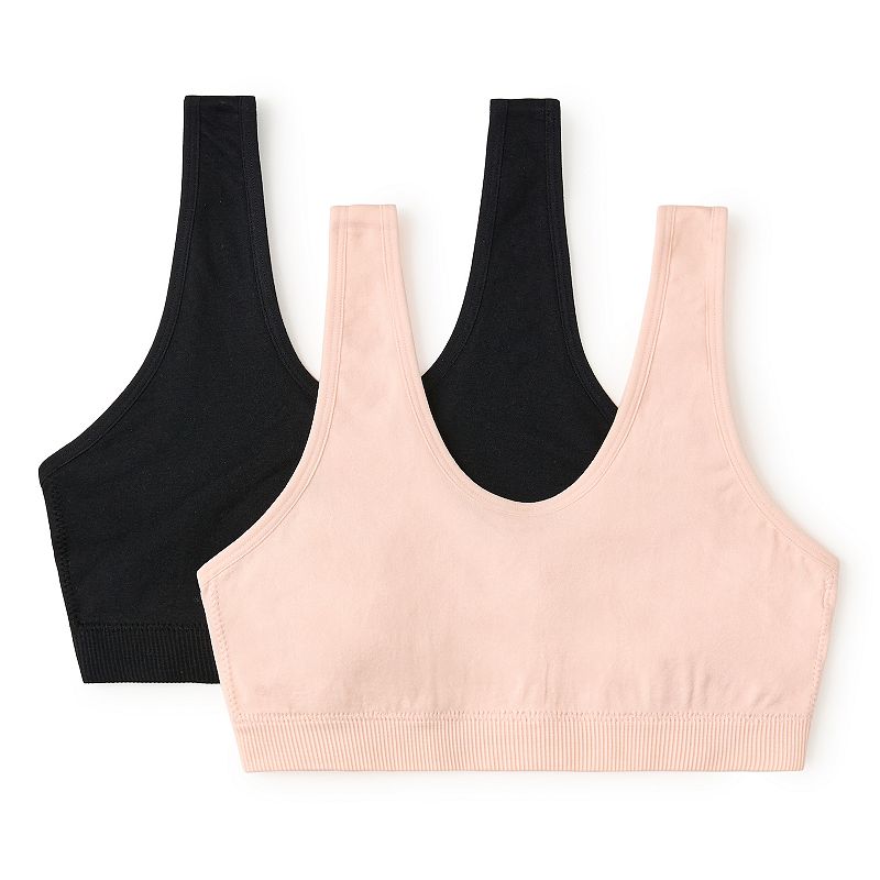 Girls 7-16 SO® 2-Pack Seamless Tank Bralette, Girl's,