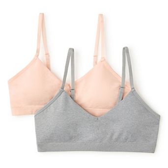 Girls 7-16 SO® 2-Pack Seamless V-Neck Bra