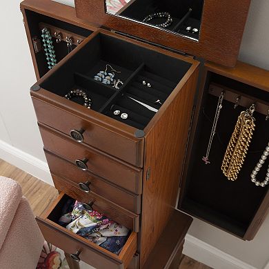 Linon Ollie Jewelry Armoire