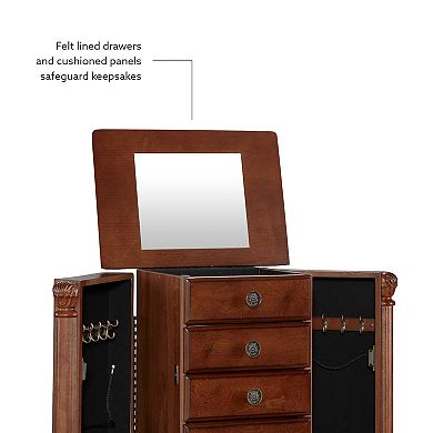Linon Ollie Jewelry Armoire