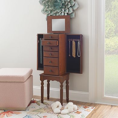Linon Ollie Jewelry Armoire