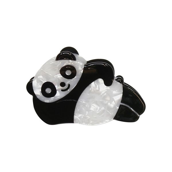 Kids' Plastic Animal Claw Hair Clip - Panda