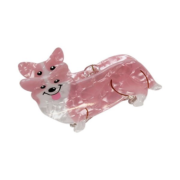 Kids' Plastic Animal Claw Hair Clip - Weiner Dog