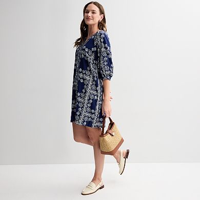 Women's Sonoma Goods For Life® Button Front Shift Dress