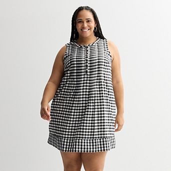 Plus Size Sonoma Goods For Life® Pintuck Dress