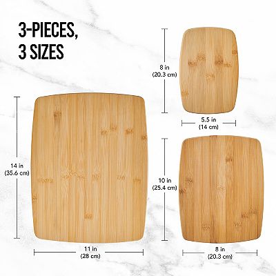 The Big One® 3-pc. Bamboo Cutting Board Set