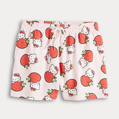 Juniors' Hello Kitty All Over Print Shorts