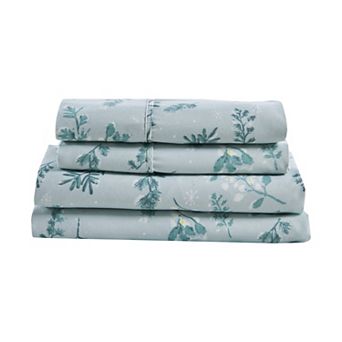 Madelinen® Winter-Themed Brushed Microfiber Sheet Set