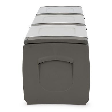 Homeplast Bold 79 Gallon Plastic Storage Trunk Resin Deck Box