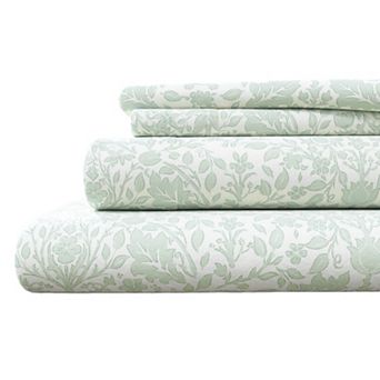 Madelinen® Turkish Cotton Print Flannel Sheet Set