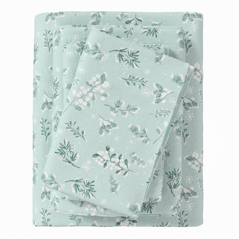 Madelinen® Turkish Cotton Print Flannel Sheet Set
