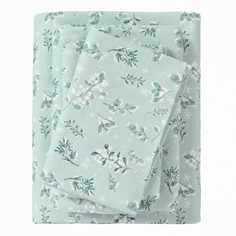 Madelinen® Turkish Cotton Print Flannel Sheet Set