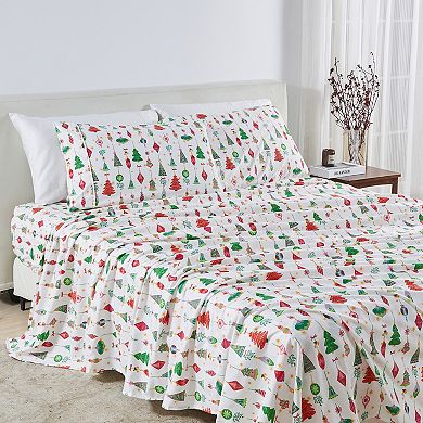 Madelinen® Ultra Soft Holiday Microfiber Sheet Set