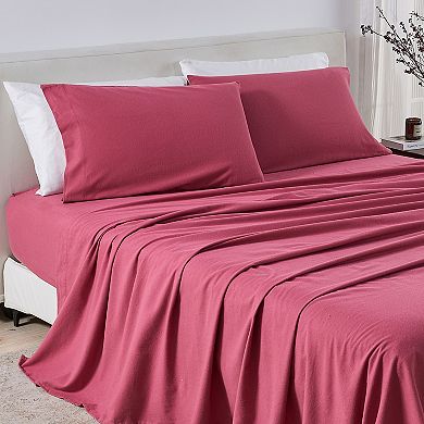Madelinen® Turkish Cotton Solid Flannel Sheet Set