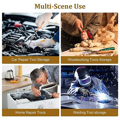 Multi-function Roll Up Tool Bag Storage Organizer