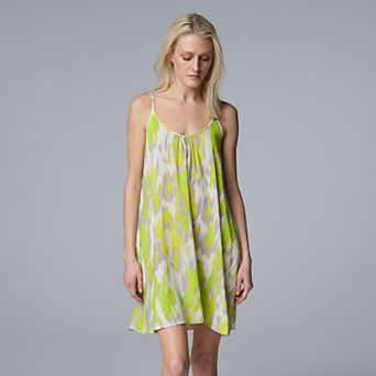 Women's Simply Vera Vera Wang Plain Weave Chemise