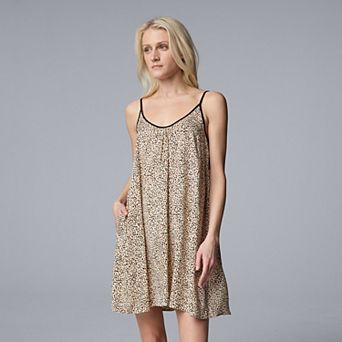 Women's Simply Vera Vera Wang Plain Weave Chemise