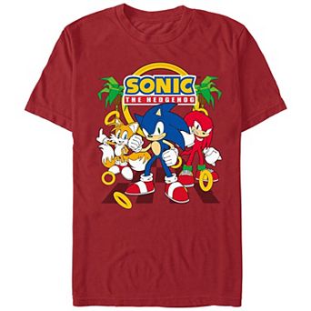 Men's Sonic The Hedgehog Running Buddies Graphic Tee