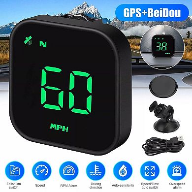 Universal Car Hud Digital Gps Speedometer