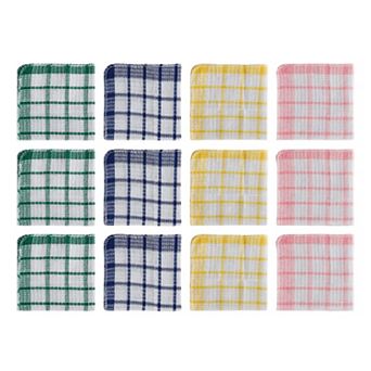 Kitchen Towels Dish Cotton Cloths Rags 12 pc