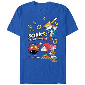 Men's Sonic The Hedgehog Flying Buddy Graphic Tee