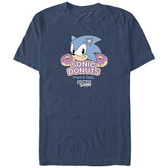 Men's Sonic The Hedgehog Sonic Donuts Graphic Tee