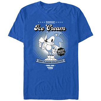 Men's Sonic The Hedgehog Ice Cream Best In Town Graphic Tee