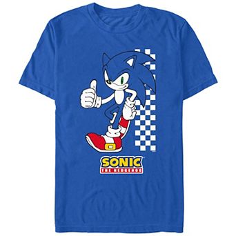 Men's Sonic The Hedgehog Thumbs Up Graphic Tee
