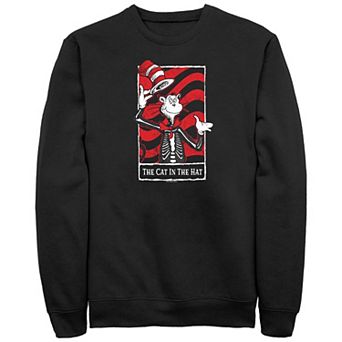 Big & Tall Dr. Seuss The Cat In The Hat Card Graphic Fleece