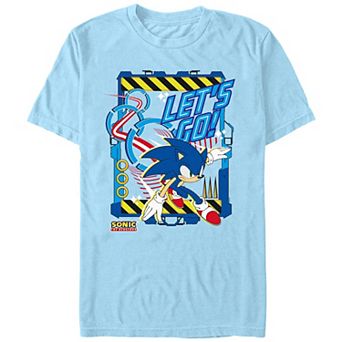 Men's Sonic The Hedgehog Let's Go Graphic Tee