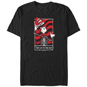 Men's Dr. Seuss The Cat In The Hat Card Graphic Tee