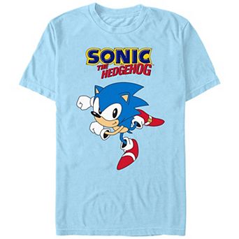 Men's Sonic The Hedgehog Let's Run Graphic Tee