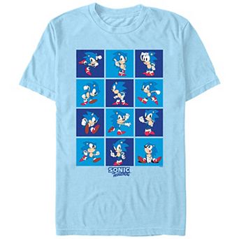 Men's Sonic The Hedgehog Strike A Pose Graphic Tee