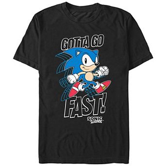 Men's Sonic The Hedgehog Gotta Go Fast Graphic Tee