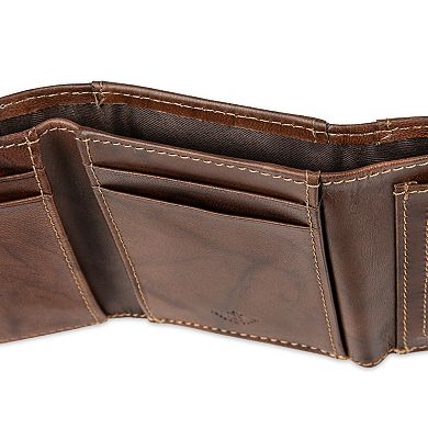 Men's Dockers RFID-Blocking Leather Z-TriFold Wallet