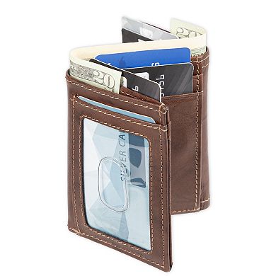 Men's Dockers RFID-Blocking Leather Z-TriFold Wallet