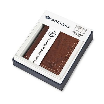 Men's Dockers® RFID-Blocking Leather Z-TriFold Wallet